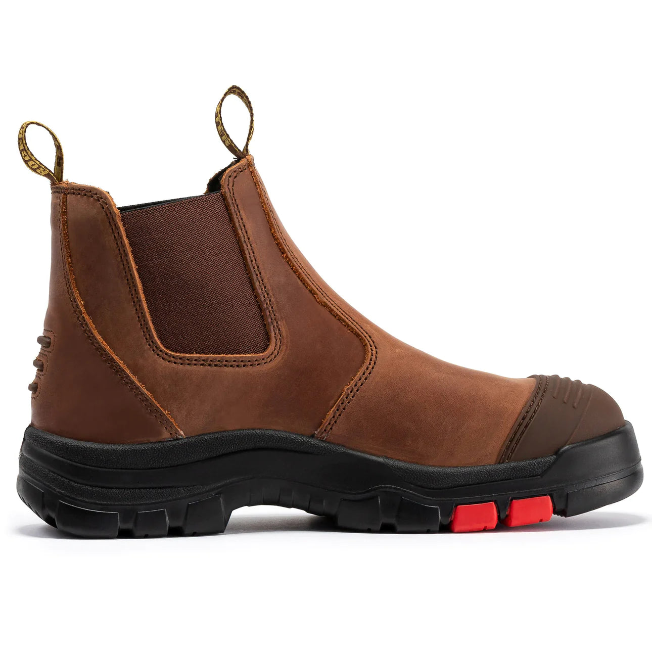 ROCKROOSTER AK224ST STEEL TOE Brown