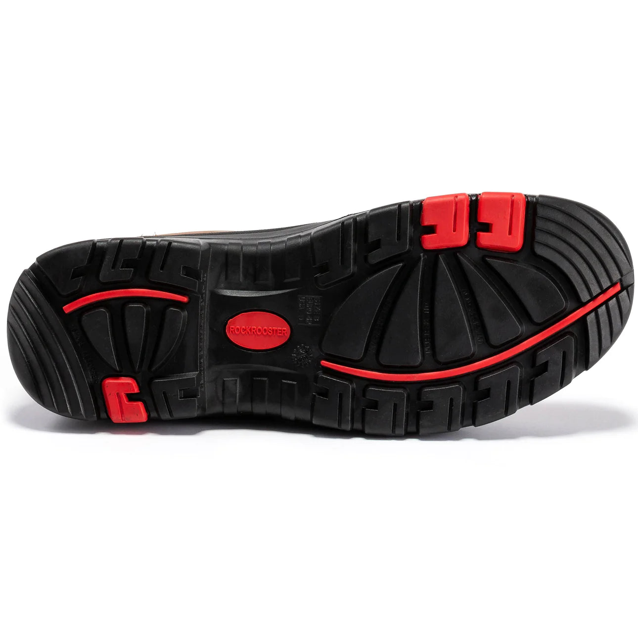 ROCKROOSTER AK224ST STEEL TOE Brown